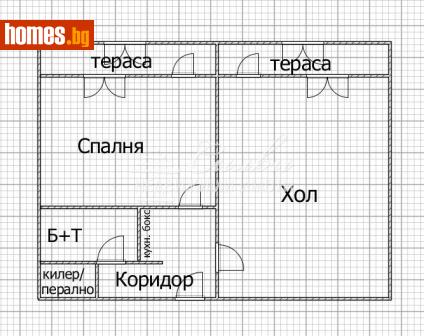 Едностаен, 40m² - Апартамент за продажба - 119566159