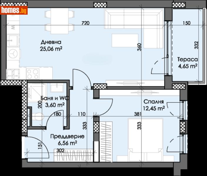 Двустаен, 72m² - Жк. Тракия, Пловдив - Апартамент за продажба - Deluxe Homes - 119600643
