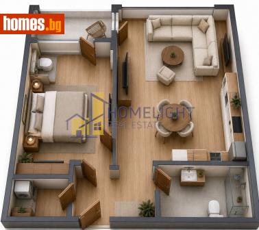 Двустаен, 65m² - Апартамент за продажба - 119617913