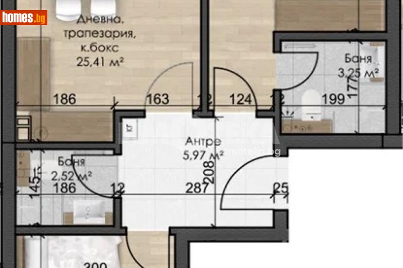 Тристаен, 101m² - Жк. Овча Купел, София - Апартамент за продажба - ИМОТЕКА АД - 119620068