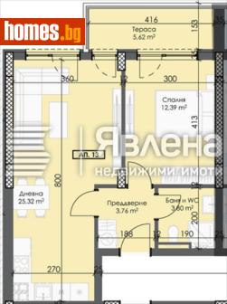 Двустаен, 69m² - Апартамент за продажба - 119620235