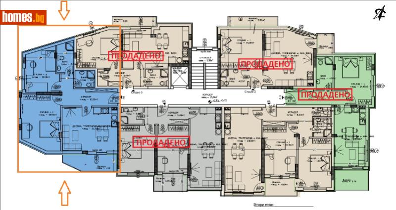 Тристаен, 108m² -  Куба, Хасково - Апартамент за продажба - Имоти Мира - 119643039