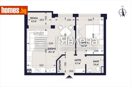Двустаен, 69m² - Апартамент за продажба - 119667110