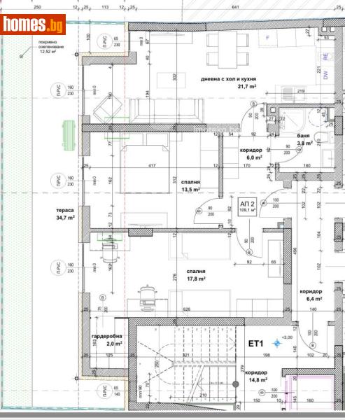 Тристаен, 131m² - Жк. Банишора, София - Апартамент за продажба - ИМОТЕКА АД - 119702183