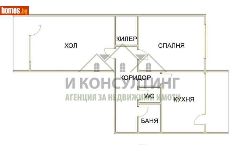 Двустаен, 65m² - Жк. Хаджи Димитър, София - Апартамент за продажба - I Consulting - 119703296