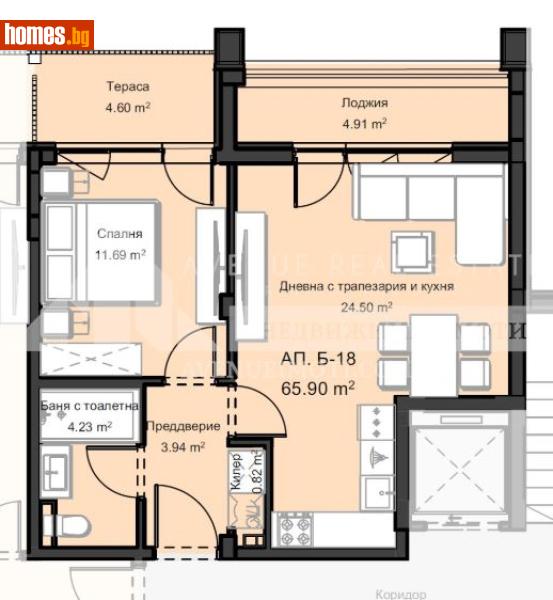 Двустаен, 73m² - Кв. Остромила, Пловдив - Апартамент за продажба - Avenue Real Estate - 119709316