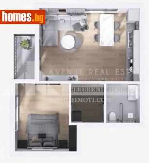 Двустаен, 61m² - Апартамент за продажба - 119709366