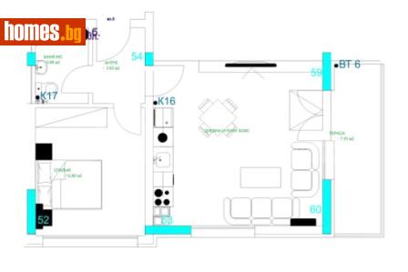 Двустаен, 78m² - Апартамент за продажба - 119727413
