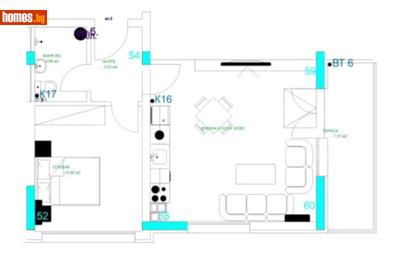 Двустаен, 78m² - Жк. Младежки хълм, Пловдив - Апартамент за продажба - Avenue Real Estate - 119727413