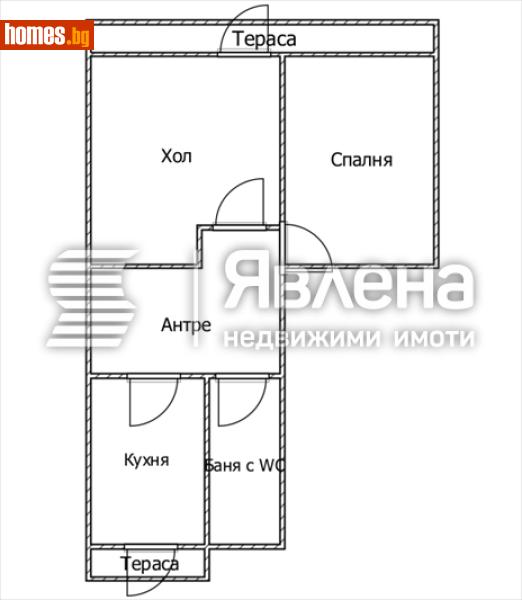 Двустаен, 56m² - Жк. Банишора, София - Апартамент за продажба - ЯВЛЕНА - 119751646