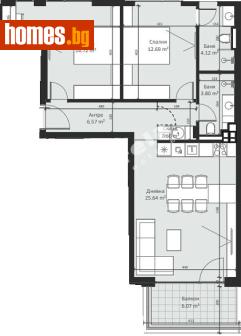 Тристаен, 110m² - Апартамент за продажба - 119751963