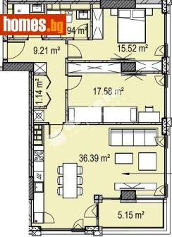 Тристаен, 137m² - Апартамент за продажба - 119752089