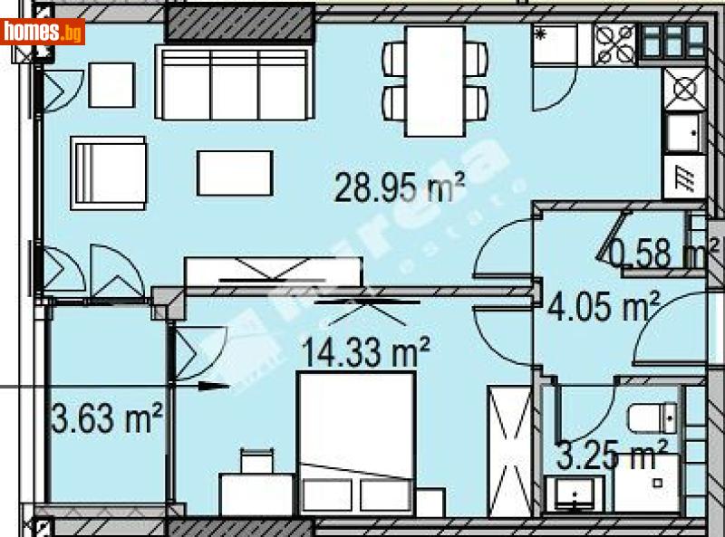 Двустаен, 80m² - София, София - град - Апартамент за продажба - МИРЕЛА - 119752095