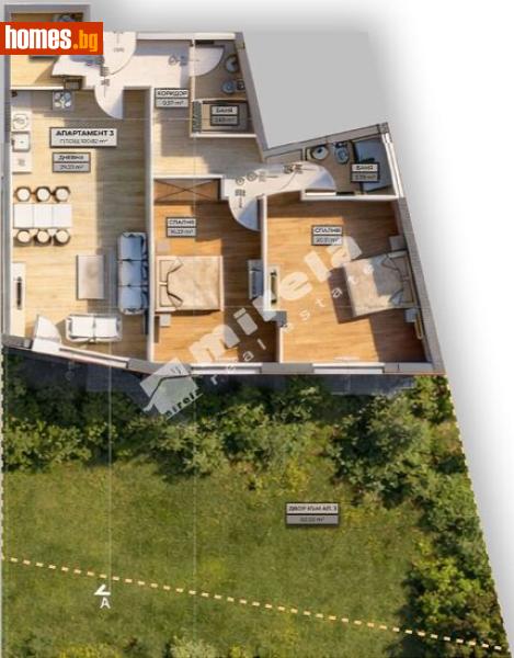 Тристаен, 112m² - Жк. Овча Купел 1, София - Апартамент за продажба - МИРЕЛА - 119752137