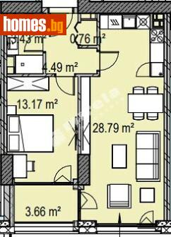 Двустаен, 80m² - Апартамент за продажба - 119752367