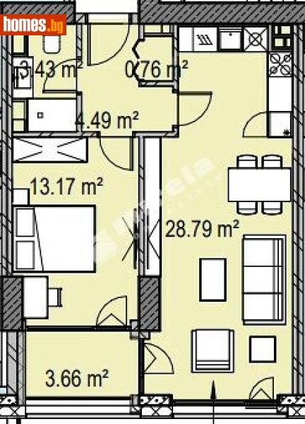 Двустаен, 80m² - София, София - град - Апартамент за продажба - МИРЕЛА - 119752367