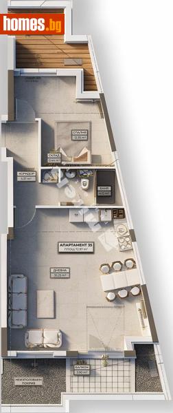 Двустаен, 82m² - Жк. Овча Купел 1, София - Апартамент за продажба - МИРЕЛА - 119752385