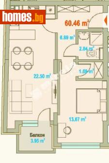 Двустаен, 84m² - Апартамент за продажба - 119752479