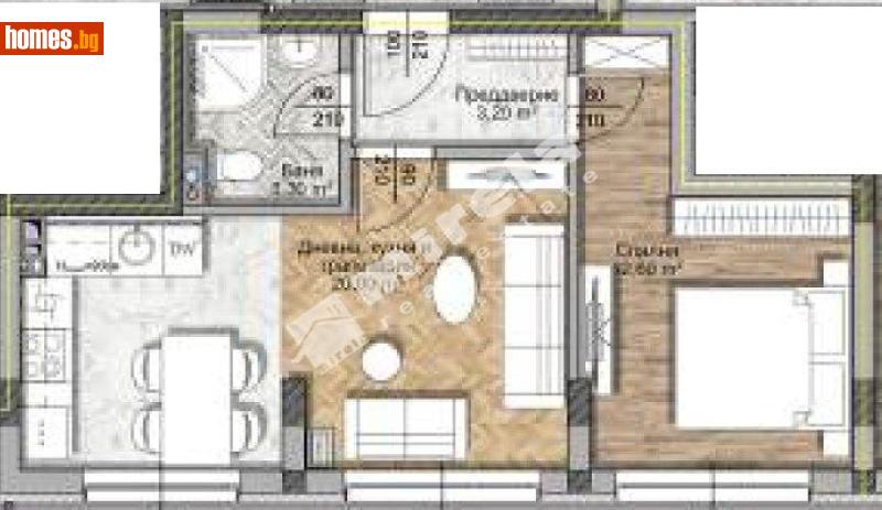 Двустаен, 56m² - Жк. Овча Купел 1, София - Апартамент за продажба - МИРЕЛА - 119753153
