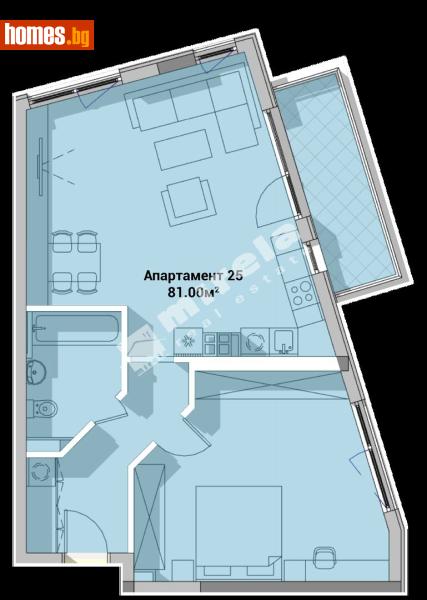 Двустаен, 94m² - Жк. Полигона, София - Апартамент за продажба - МИРЕЛА - 119753159