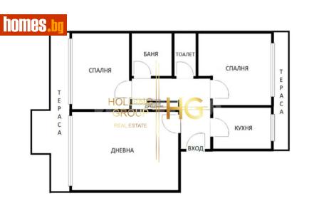 Четиристаен, 89m² - Апартамент за продажба - 119789086