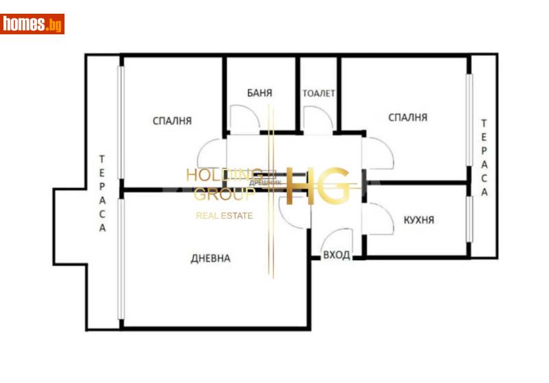 Четиристаен, 89m² - Жк. Чайка, Варна - Апартамент за продажба - Холдинг Груп Недвижими Имоти  - 119789086