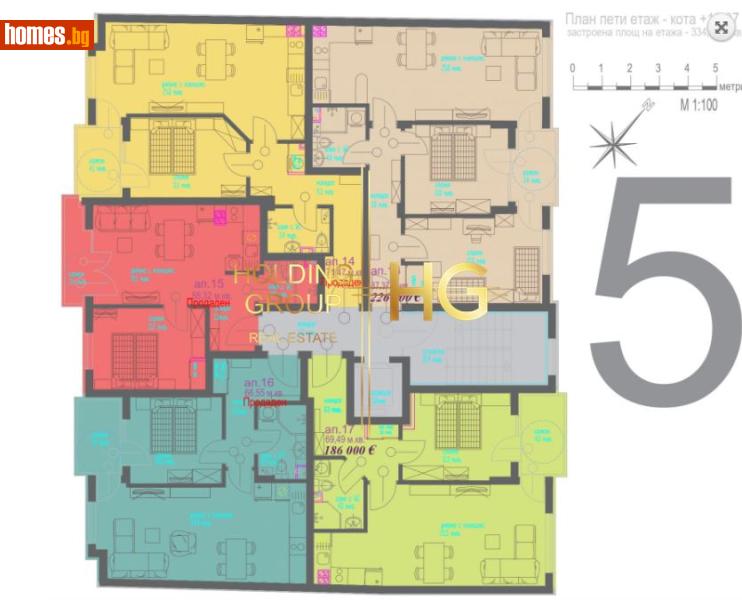Двустаен, 70m² -  Идеален Център, Варна - Апартамент за продажба - Холдинг Груп Недвижими Имоти  - 119789214