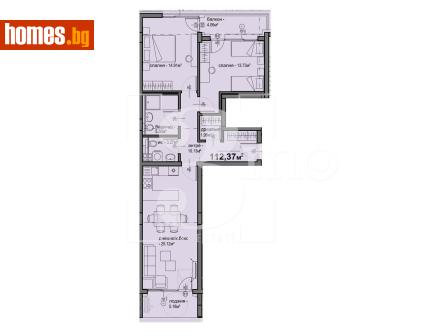 Тристаен, 112m² - Апартамент за продажба - 119810549