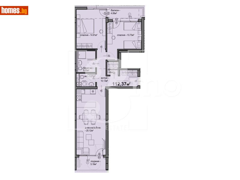 Тристаен, 112m² - Жк. Люлин 5, София - Апартамент за продажба - 3mo офис Амалтея - 119810549