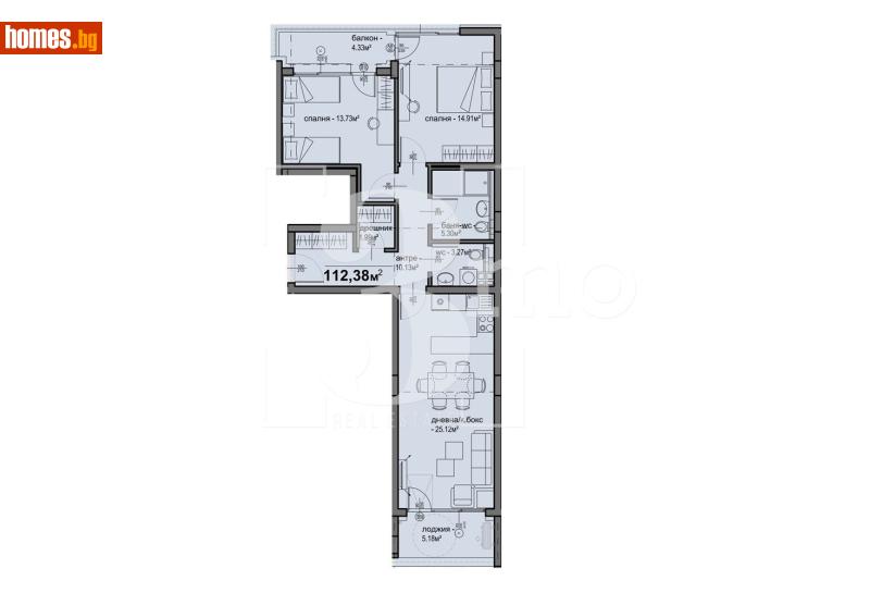 Тристаен, 112m² - Жк. Люлин 5, София - Апартамент за продажба - 3mo офис Амалтея - 119810552