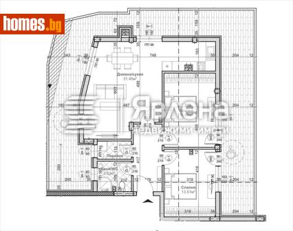 Тристаен, 182m² - Апартамент за продажба - 119814666