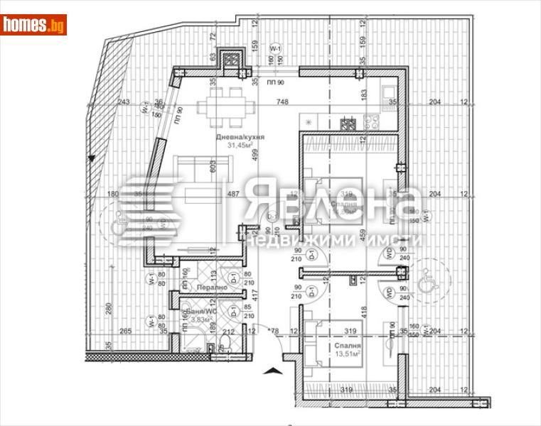 Тристаен, 182m² - Жк. Левски, Варна - Апартамент за продажба - ЯВЛЕНА - 119814666