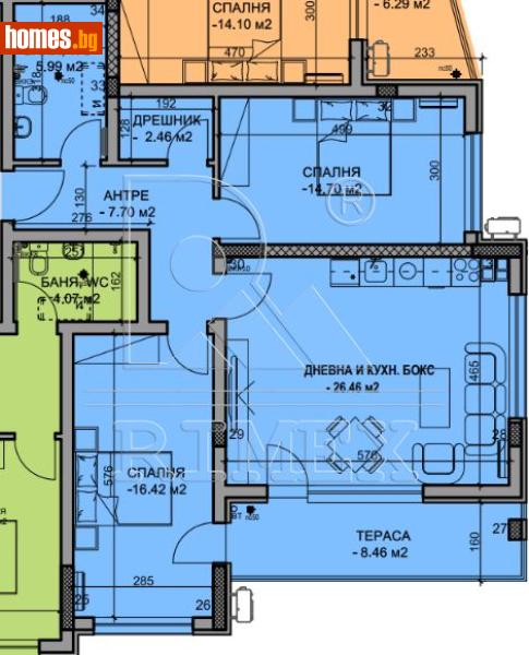 Тристаен, 112m² - Жк. Христо Смирненски, Пловдив - Апартамент за продажба - Римекс Имоти - 119879234