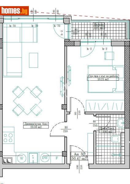Двустаен, 57m² -  Кайсиева Градина, Варна - Апартамент за продажба - МИРЕЛА - 119882734