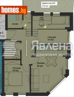 Тристаен, 93m² - Апартамент за продажба - 119882877