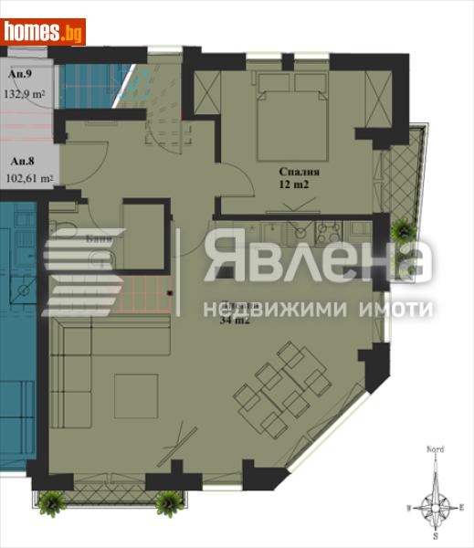 Многостаен, 129m² - Жк. Банишора, София - Апартамент за продажба - ЯВЛЕНА - 119882881