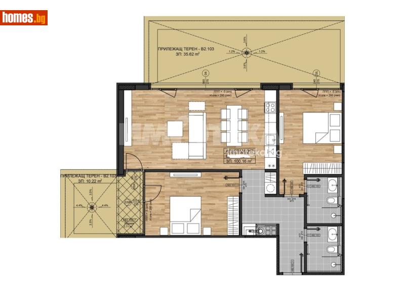Тристаен, 125m² - Кв. Бояна, София - Апартамент за продажба - ИМОТЕКА АД - 119955722