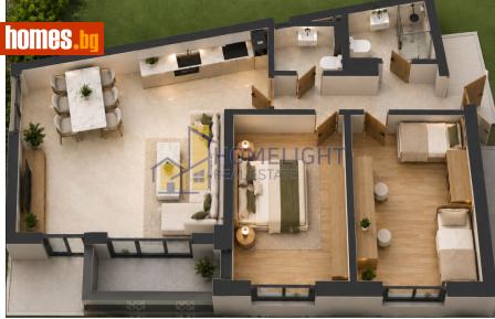 Тристаен, 99m² - Апартамент за продажба - 119972345