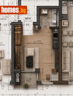 Едностаен, 36m² - Апартамент за продажба - 119975444