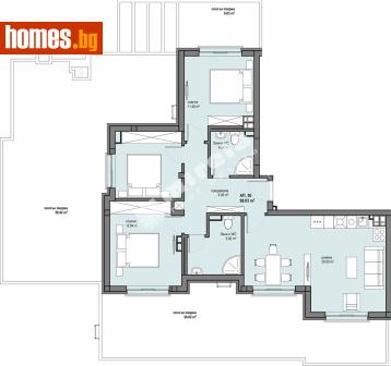 Четиристаен, 117m² - Апартамент за продажба - 120013323