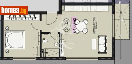 Двустаен, 77m² - Апартамент за продажба - 120042295