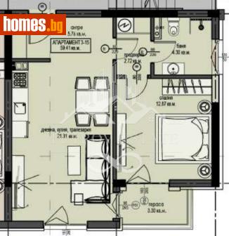 Двустаен, 70m² - Апартамент за продажба - 120042354