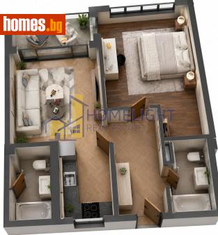 Двустаен, 66m² - Апартамент за продажба - 120046367