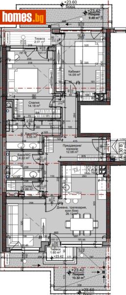 Тристаен, 114m² - Жк. Младост 4, София - Апартамент за продажба - ИМОТЕКА АД - 120061176
