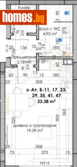 Едностаен, 40m² - Апартамент за продажба - 120078719