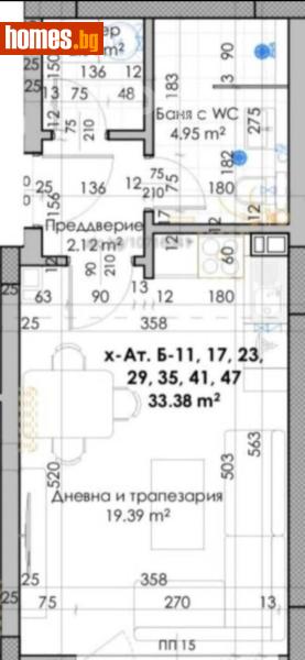 Едностаен, 40m² - Жк Южен, Пловдив - Апартамент за продажба - ИМОТЕКА АД - 120078719