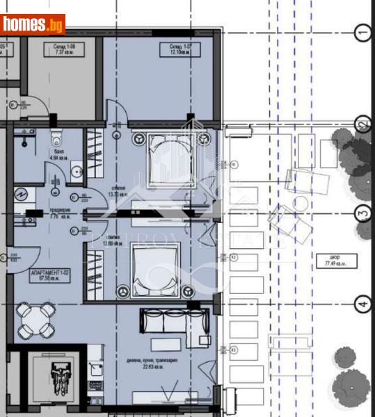 Тристаен, 103m² - Гр.Велинград, Пазарджик - Апартамент за продажба - Petrov Estate - 120093879
