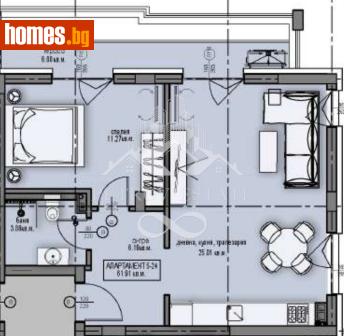 Двустаен, 73m² - Апартамент за продажба - 120093884