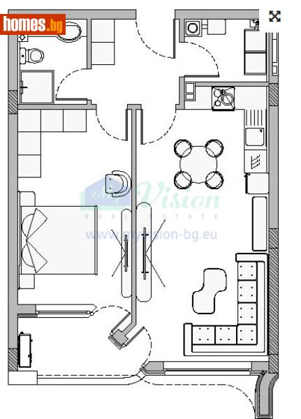 Двустаен, 75m² - Кв. Малинова Долина, София - Апартамент за продажба - Myvision Real Estate - 120115485