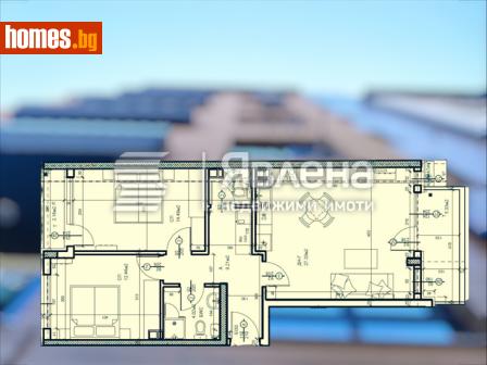 Тристаен, 105m² - Апартамент за продажба - 120142623